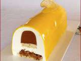 Bûche Citron - Noisette d'Eric Kayser