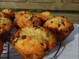 Muffins aux pépites de chocolat de Carole