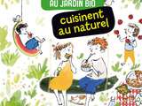 Pâtes au pesto de roquette et livre  Les aventuriers au jardin bio cuisinent au naturel 