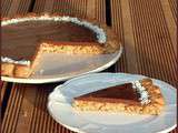 Tarte moelleuse chocolat - noix de coco