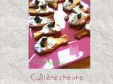 Cuillère chèvre/Miel/Tapenade