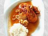 Rougail Cabillaud/ Gambas