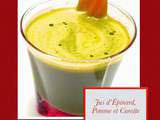 Jus Santé: Jus d'Épinard, Pomme et Carotte