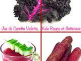 Jus de Carotte Violette, Kale Rouge et Betterave