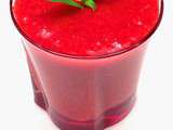 Smoothie Fraise, Framboise et Orange