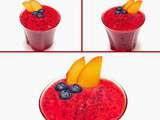 Smoothie Framboise, Nectarine et Bleuet