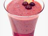 Smoothie Raisin Rouge, Pomme et Baie d’Açaï