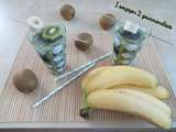 Smoothie aux Kiwis, Bananes et Lait d'Amande