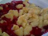 Crumble Groseille Framboise