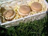 Macarons chocolat blanc verveine