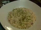 Risotto parmesan Oignon rouge