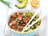 Chirashi vegan avocat & tofu