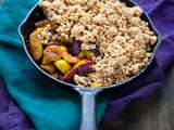 Crumble aux quetsches et mirabelles