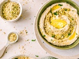 Houmous au citron confit et dukkah