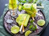 Paletas concombre-mojito