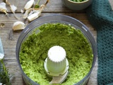 Pesto de petits pois