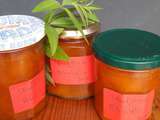 Confiture d’abricots-verveine