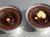 Fondant au chocolat cœur coulant glacé à l’orange ou autres saveurs