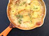 Gratin de pommes de terre au thym