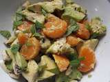 Salade fraîcheur avocat clémentine