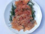 Saumon gravlax des nordiques