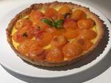 Tarte aux abricots crème verveine