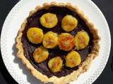 Tartellette ganache bananes caramélisées