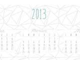 {Papier/ciseaux} Calendrier 2013