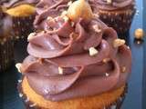 Cupcake nutella topping mascarpone