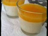 Panna cotta mangue coco