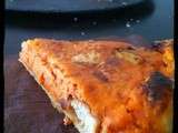 Quiche au poulet / sauce tomate