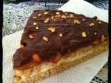 Tarte au snickers façon almondy