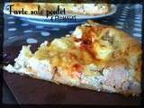 Tarte salé poulet 4 fromages