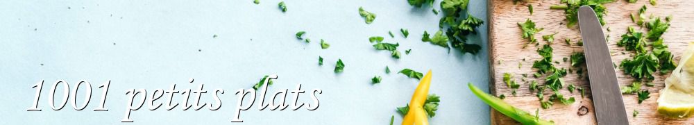 Recettes de 1001 petits plats