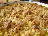 Crumble de pommes au curry