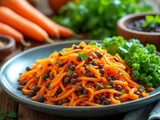 Carottes râpées aux lentilles pour un repas équilibré