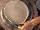 Injera (pain éthiopien) à la farine de teff