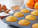 Muffins sans gluten à l’orange et farine de coco, pour régime sans sucre
