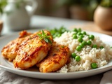 Poulet au riz et petits pois : une recette équilibrée et savoureuse