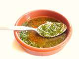 Argentine de la sauce Chimichurri au persil