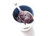 Mug cake au chocolat et au café