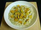 Risotto crémeux au Roquefort et à la courge