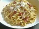 Spaghetti alla carbonara façon moi