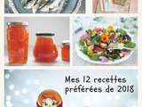 12 recettes préférées de 2018