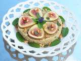 Salade quinoa menthe et figue