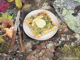 Tarte aux champignons des bois