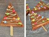 Sapins de Noël en brownie