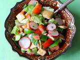 Liban : Salade fatouche