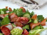 Liban : Salade fatouche