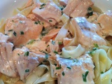 Tagliatelles au saumon